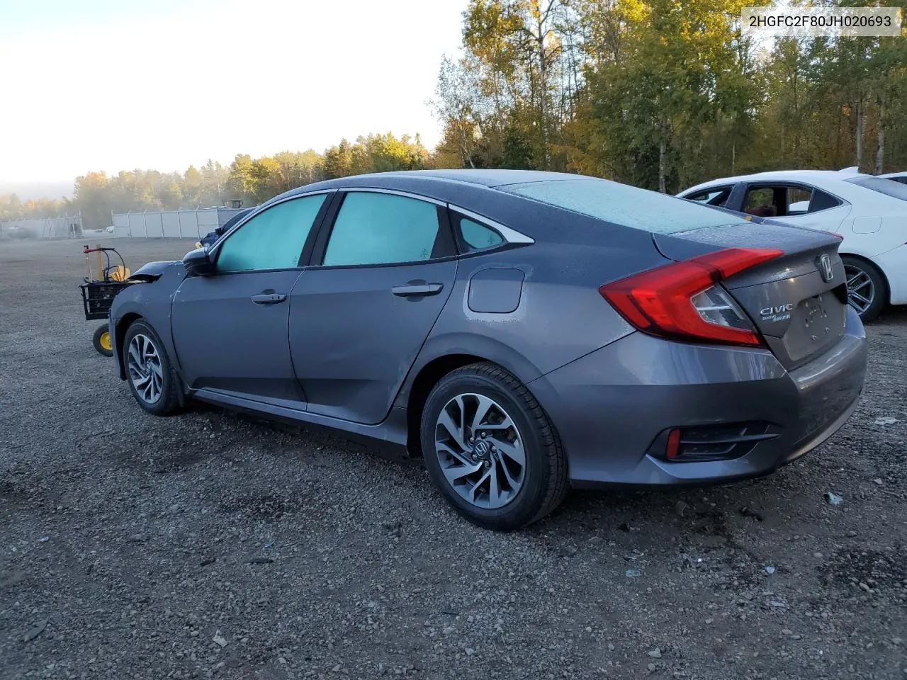 2018 Honda Civic Ex VIN: 2HGFC2F80JH020693 Lot: 75248754