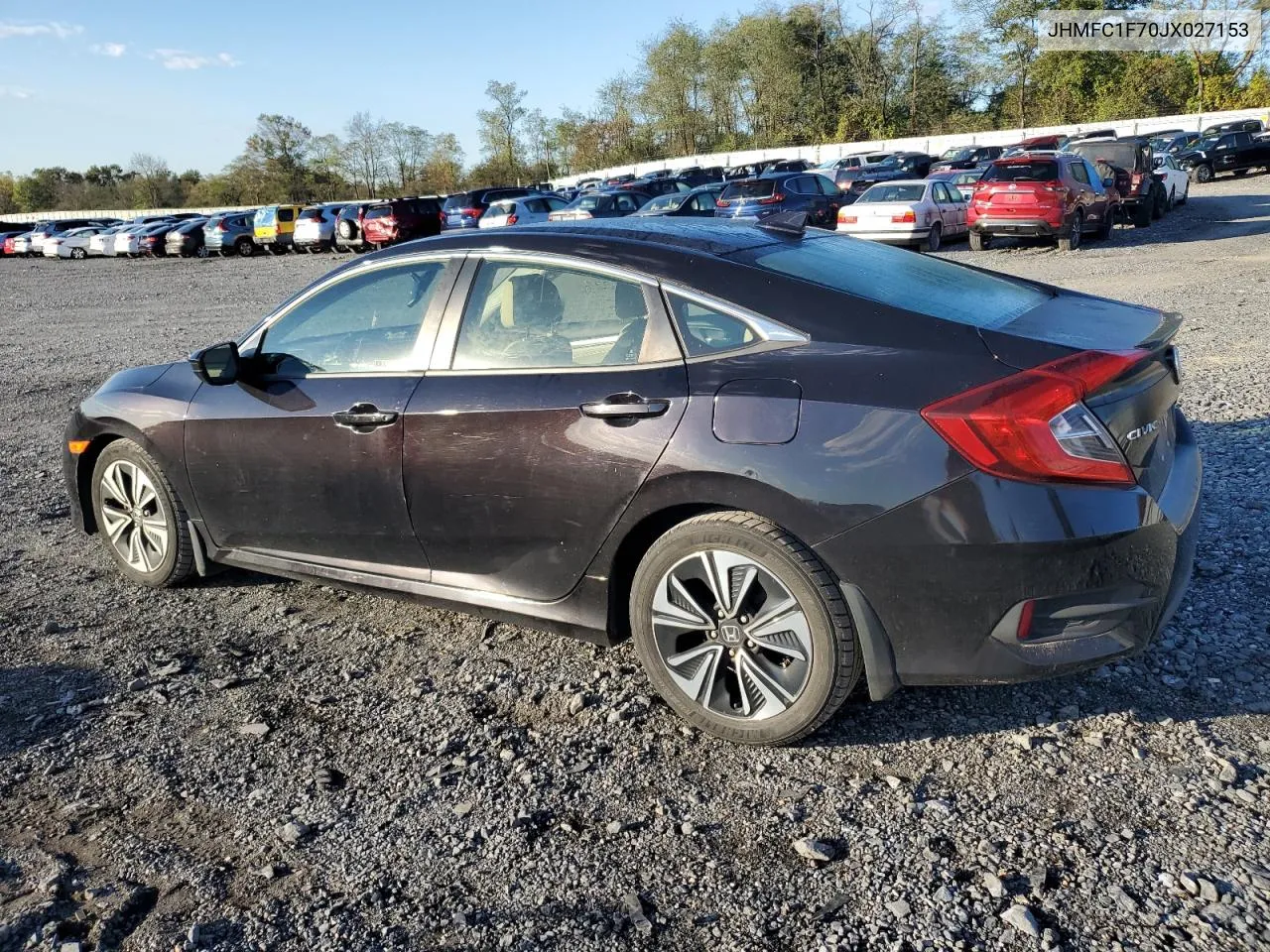 JHMFC1F70JX027153 2018 Honda Civic Exl