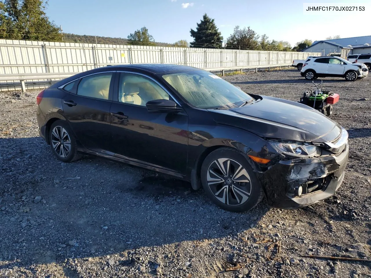 2018 Honda Civic Exl VIN: JHMFC1F70JX027153 Lot: 75263934