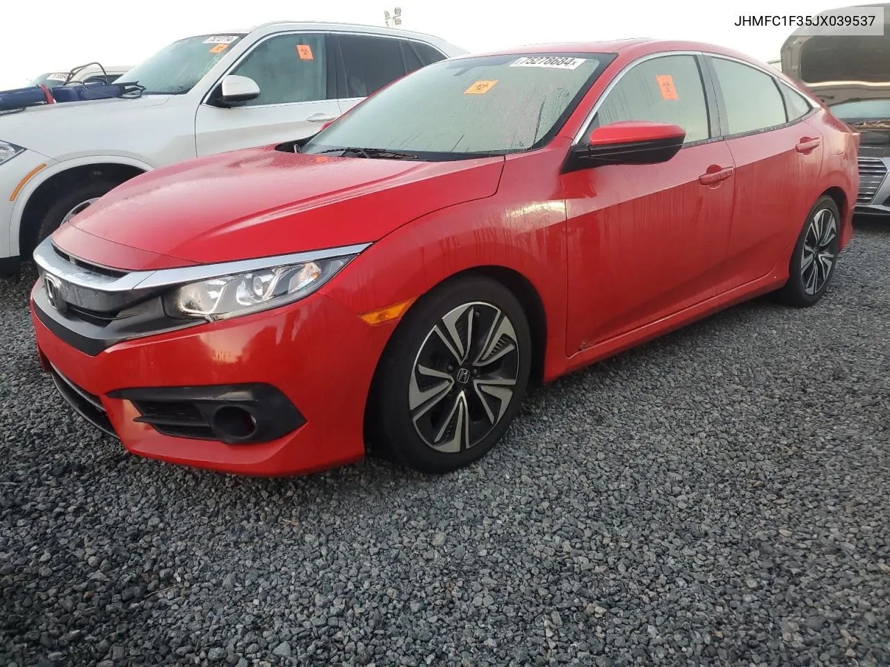 JHMFC1F35JX039537 2018 Honda Civic Ex