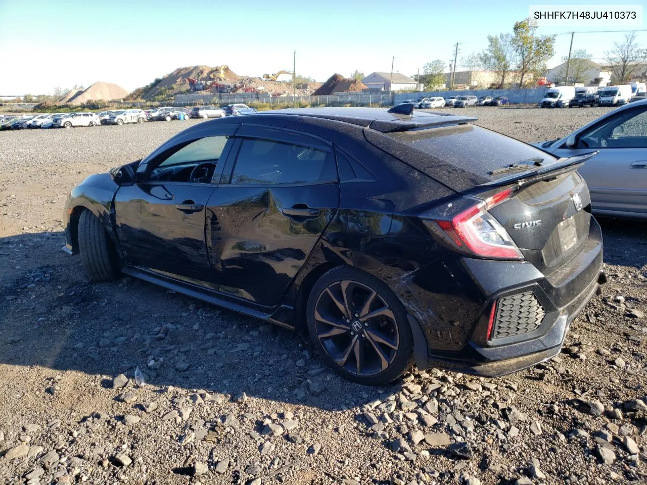 2018 Honda Civic Sport VIN: SHHFK7H48JU410373 Lot: 75357214