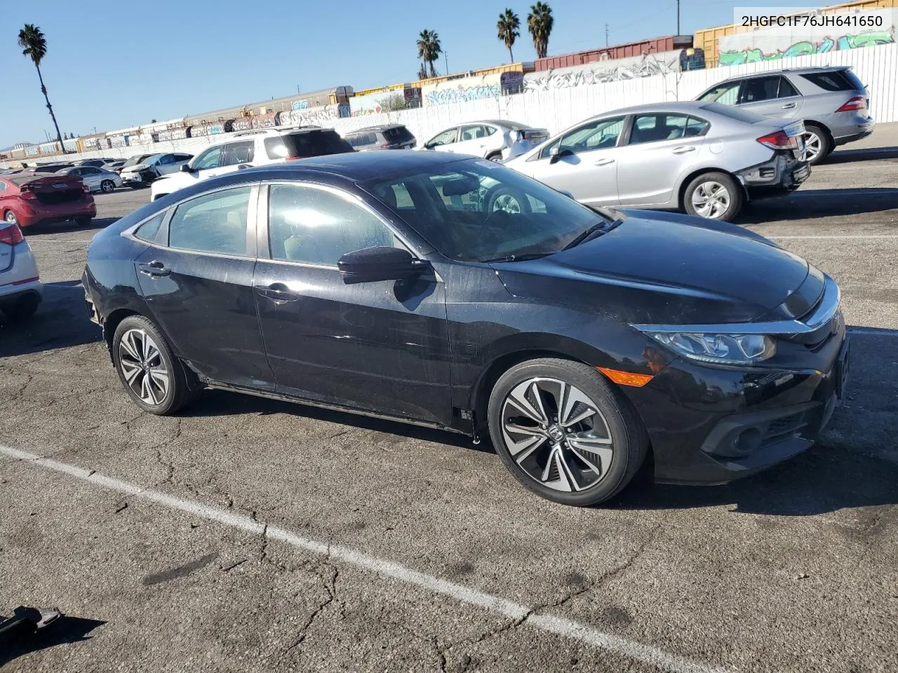 2018 Honda Civic Exl VIN: 2HGFC1F76JH641650 Lot: 75407564