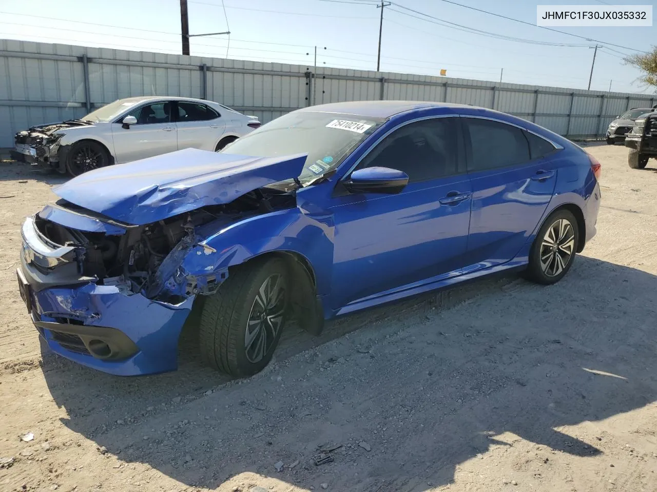 JHMFC1F30JX035332 2018 Honda Civic Ex