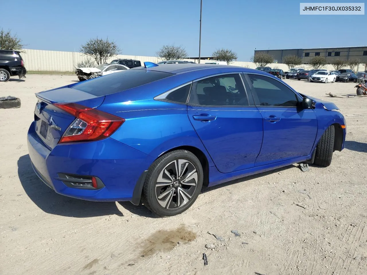 2018 Honda Civic Ex VIN: JHMFC1F30JX035332 Lot: 75410214