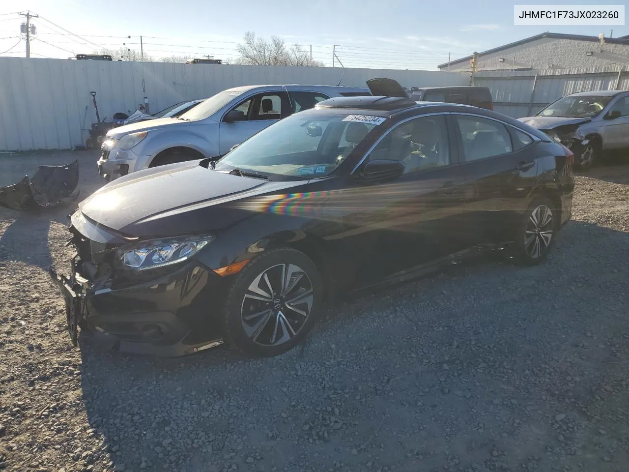 2018 Honda Civic Exl VIN: JHMFC1F73JX023260 Lot: 75425234