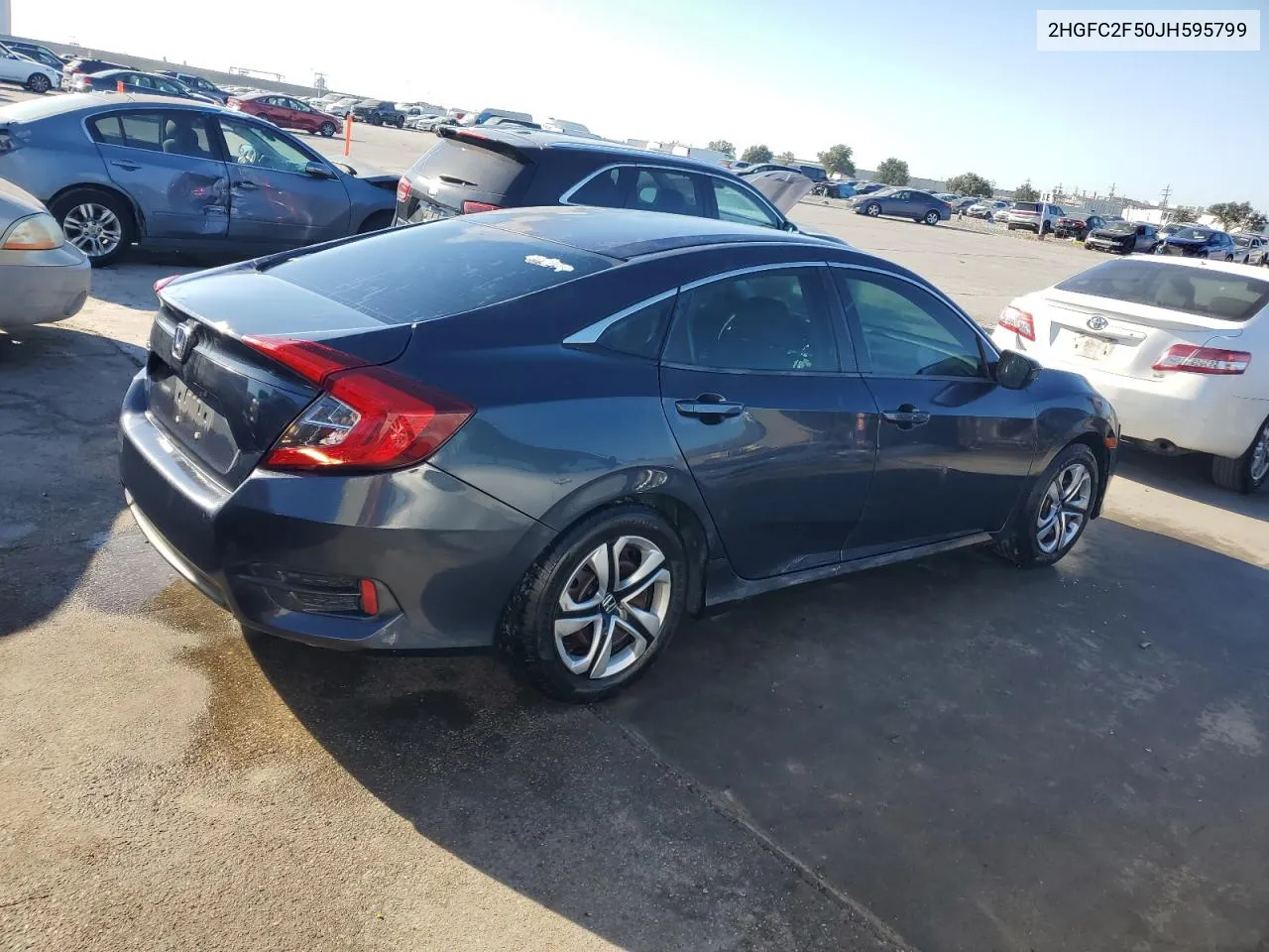 2HGFC2F50JH595799 2018 Honda Civic Lx