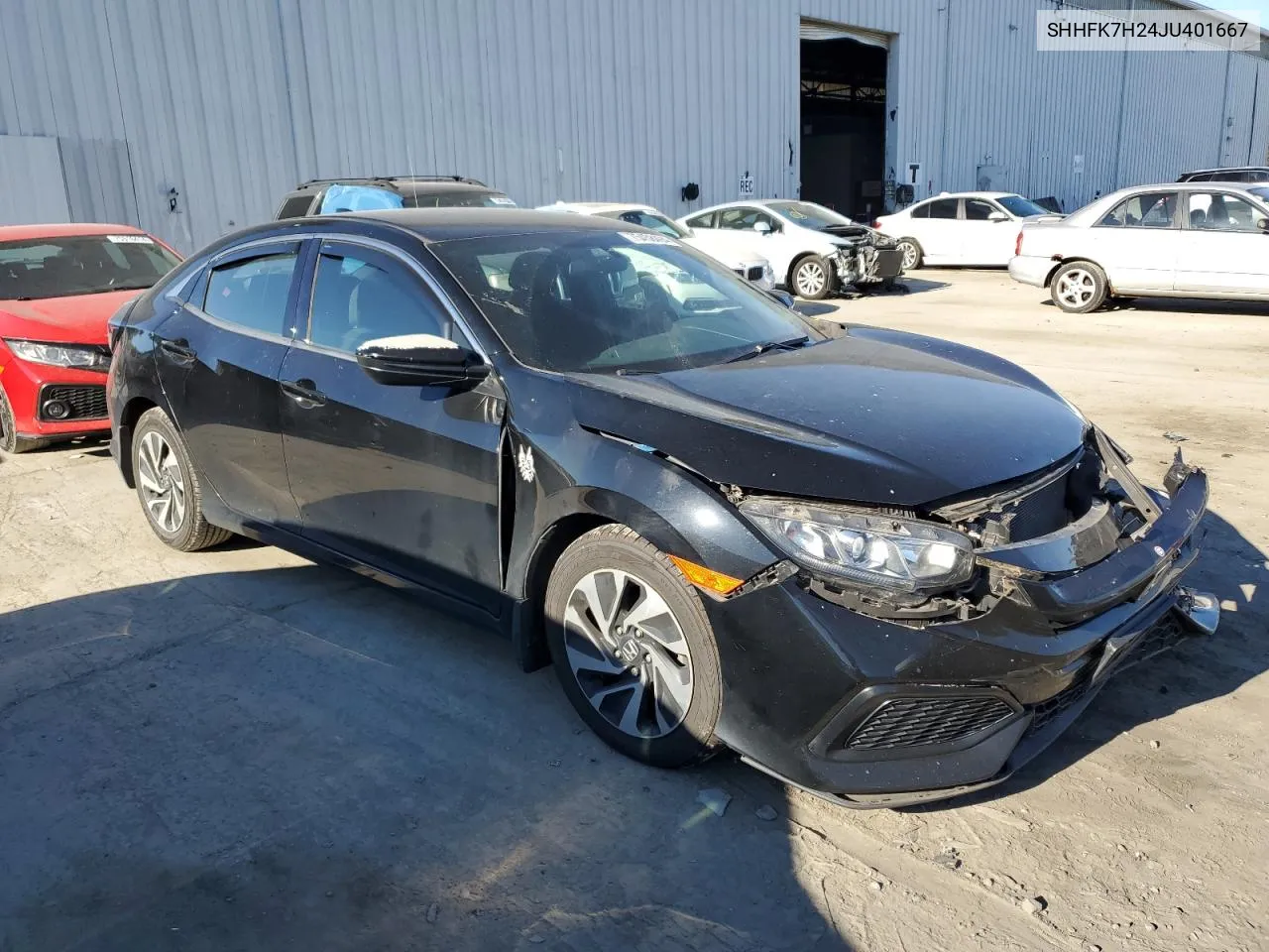 2018 Honda Civic Lx VIN: SHHFK7H24JU401667 Lot: 75458494