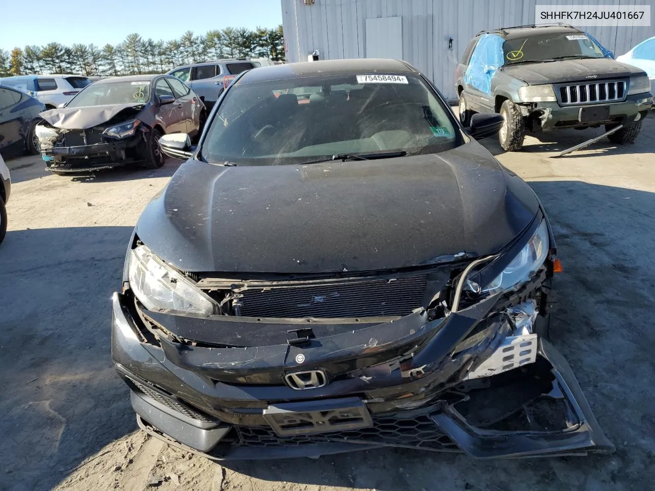 SHHFK7H24JU401667 2018 Honda Civic Lx