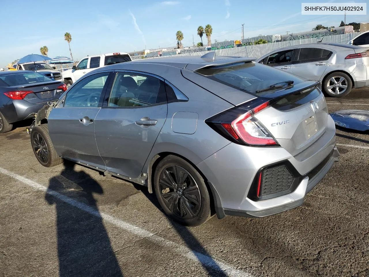 SHHFK7H50JU402924 2018 Honda Civic Ex