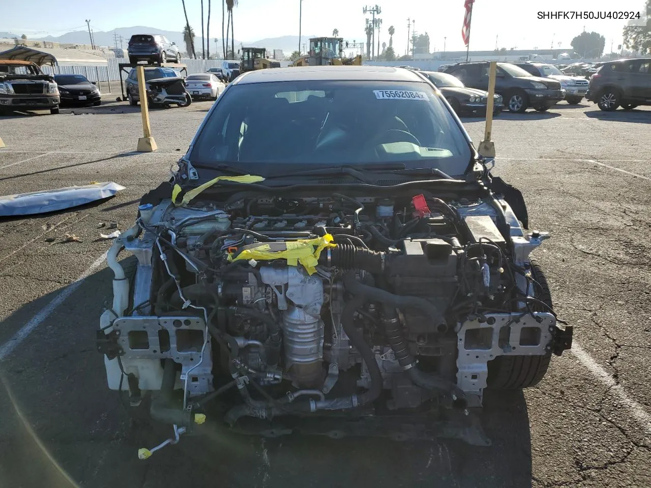 SHHFK7H50JU402924 2018 Honda Civic Ex