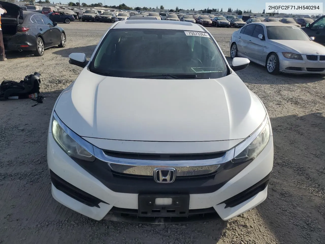 2HGFC2F71JH540294 2018 Honda Civic Ex