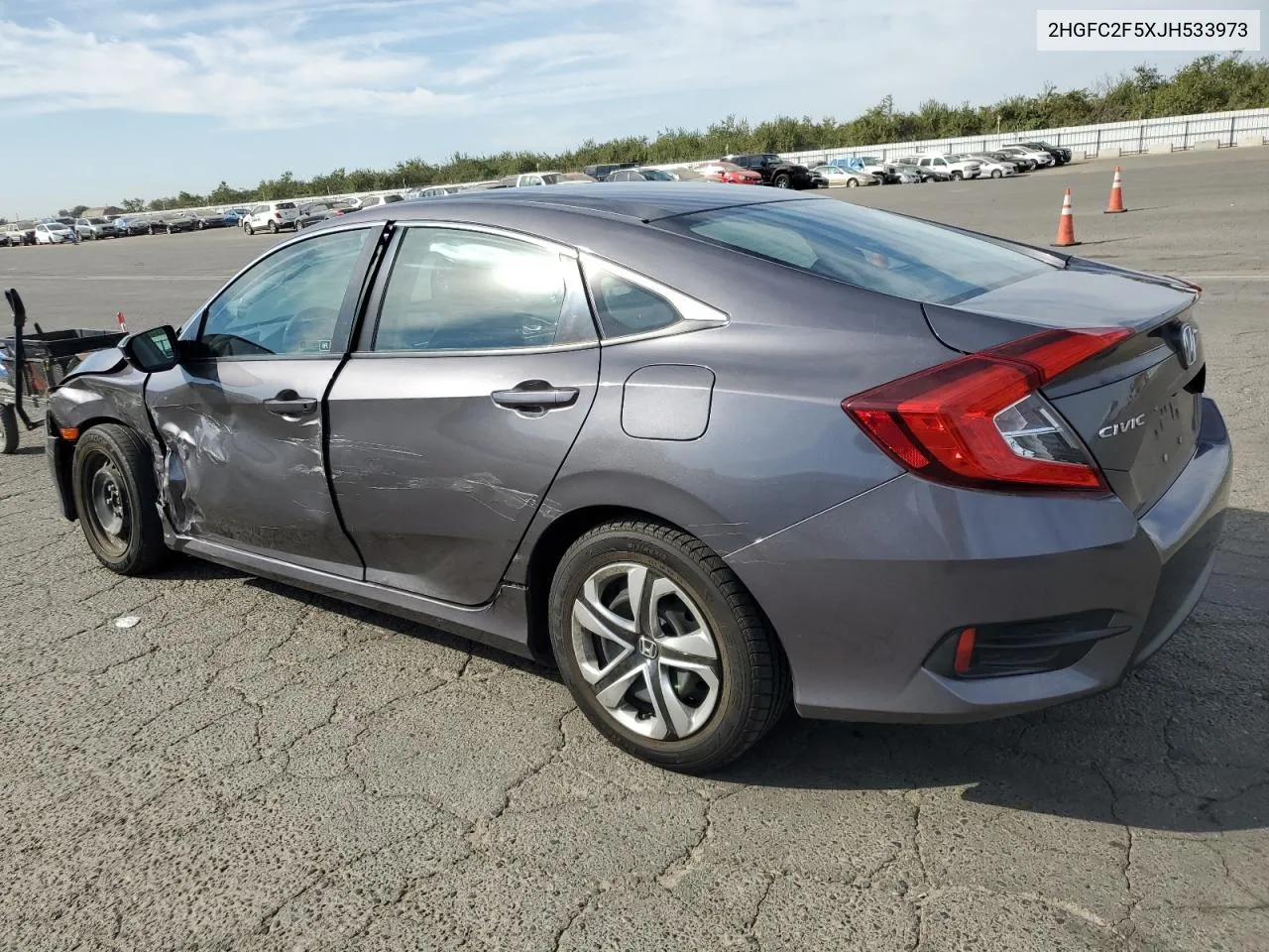 2HGFC2F5XJH533973 2018 Honda Civic Lx