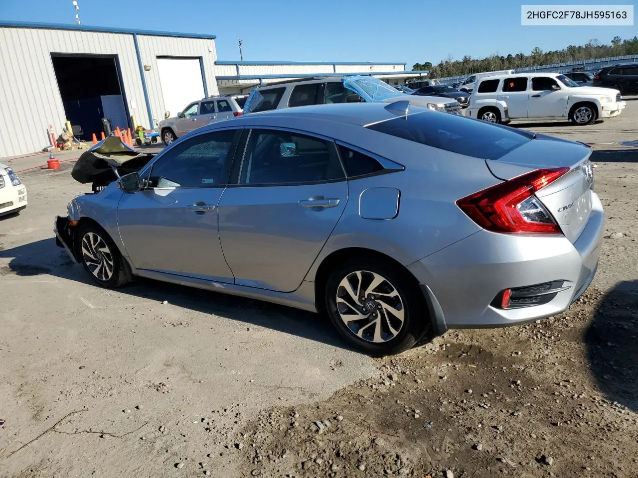 2018 Honda Civic Ex VIN: 2HGFC2F78JH595163 Lot: 75732274