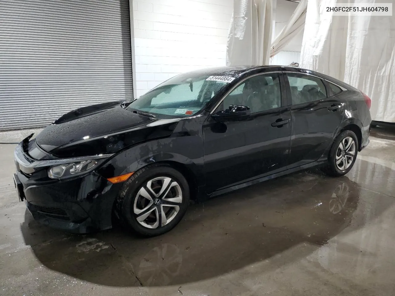 2018 Honda Civic Lx VIN: 2HGFC2F51JH604798 Lot: 75744634