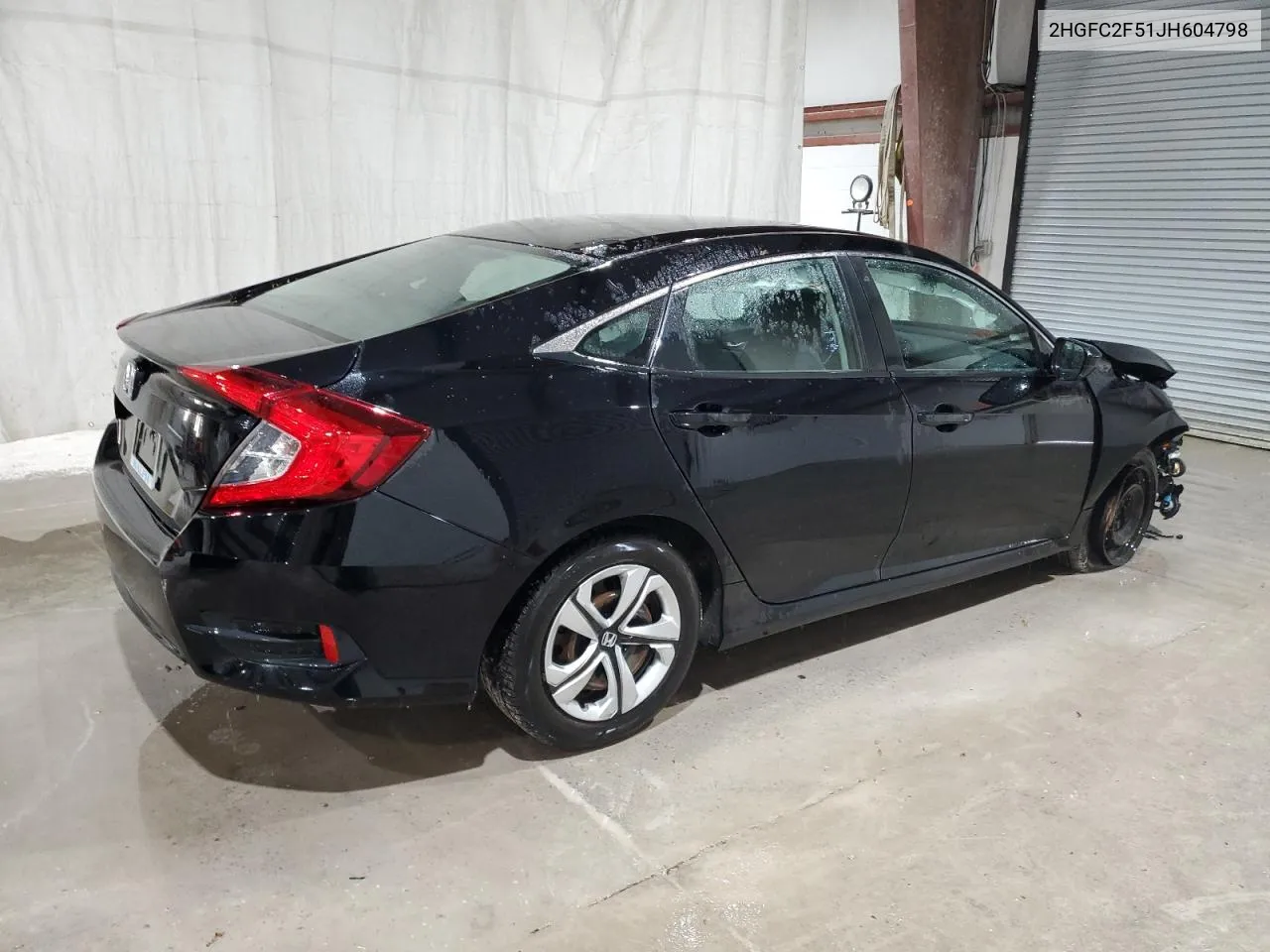 2018 Honda Civic Lx VIN: 2HGFC2F51JH604798 Lot: 75744634