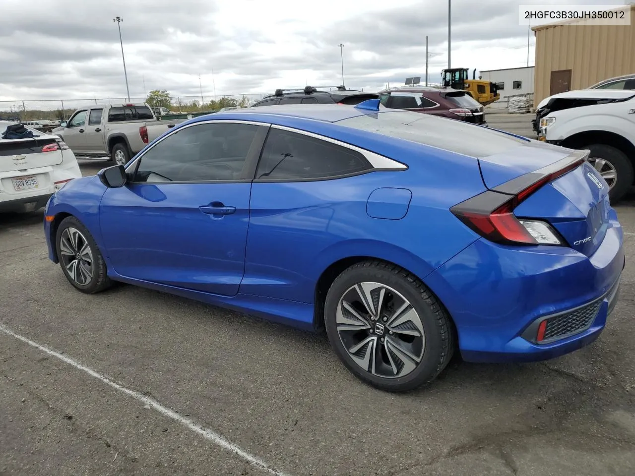 2HGFC3B30JH350012 2018 Honda Civic Ex