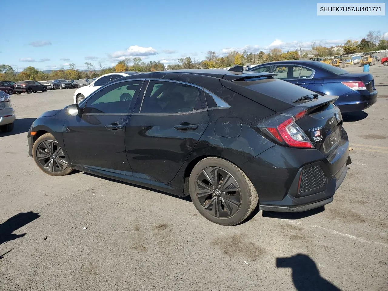 SHHFK7H57JU401771 2018 Honda Civic Ex