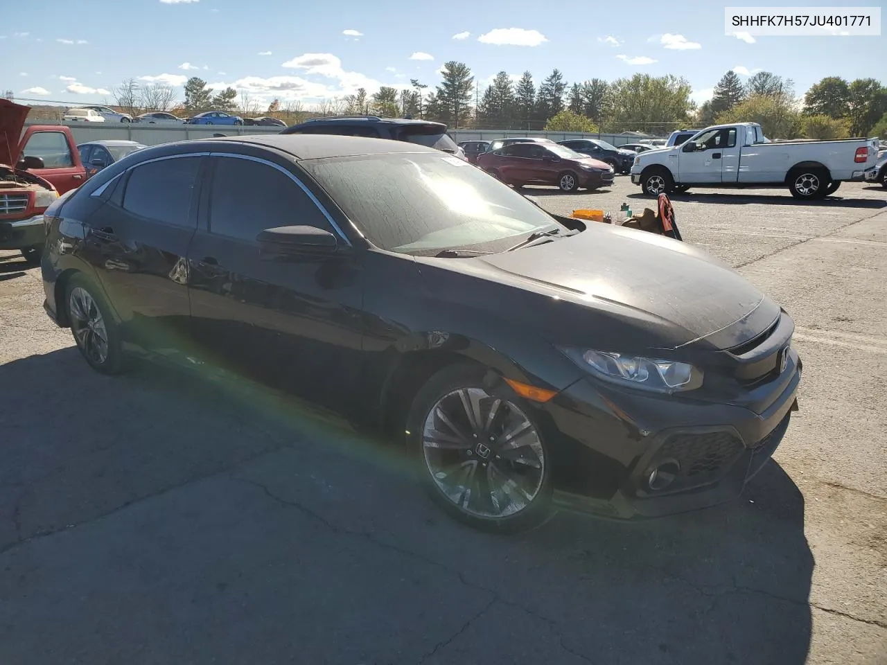 SHHFK7H57JU401771 2018 Honda Civic Ex