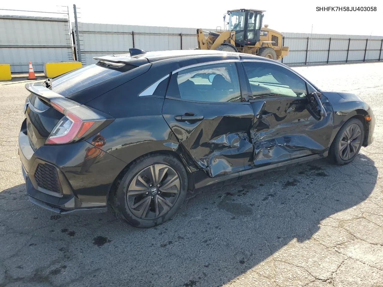 2018 Honda Civic Ex VIN: SHHFK7H58JU403058 Lot: 75882844