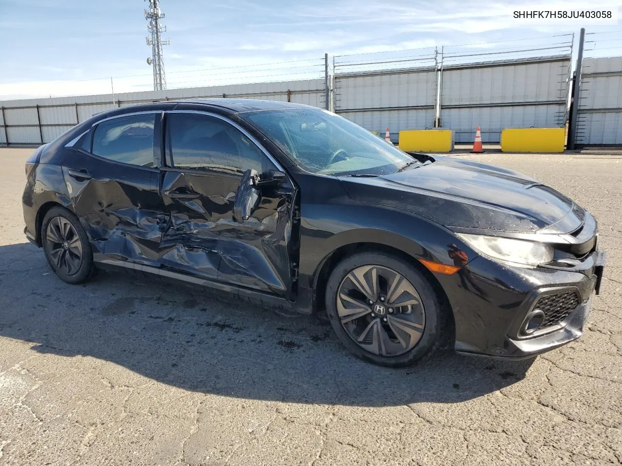 2018 Honda Civic Ex VIN: SHHFK7H58JU403058 Lot: 75882844