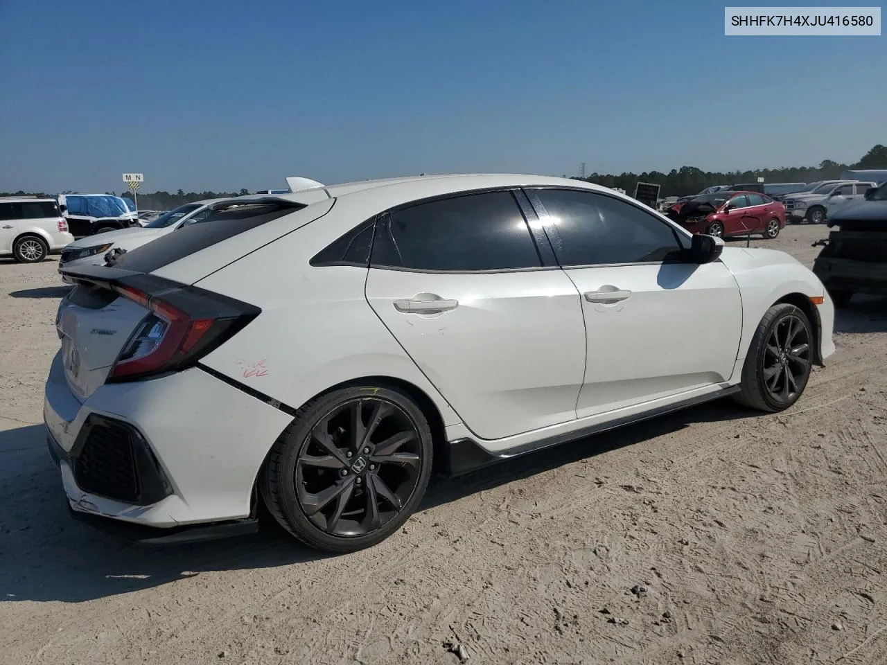 SHHFK7H4XJU416580 2018 Honda Civic Sport