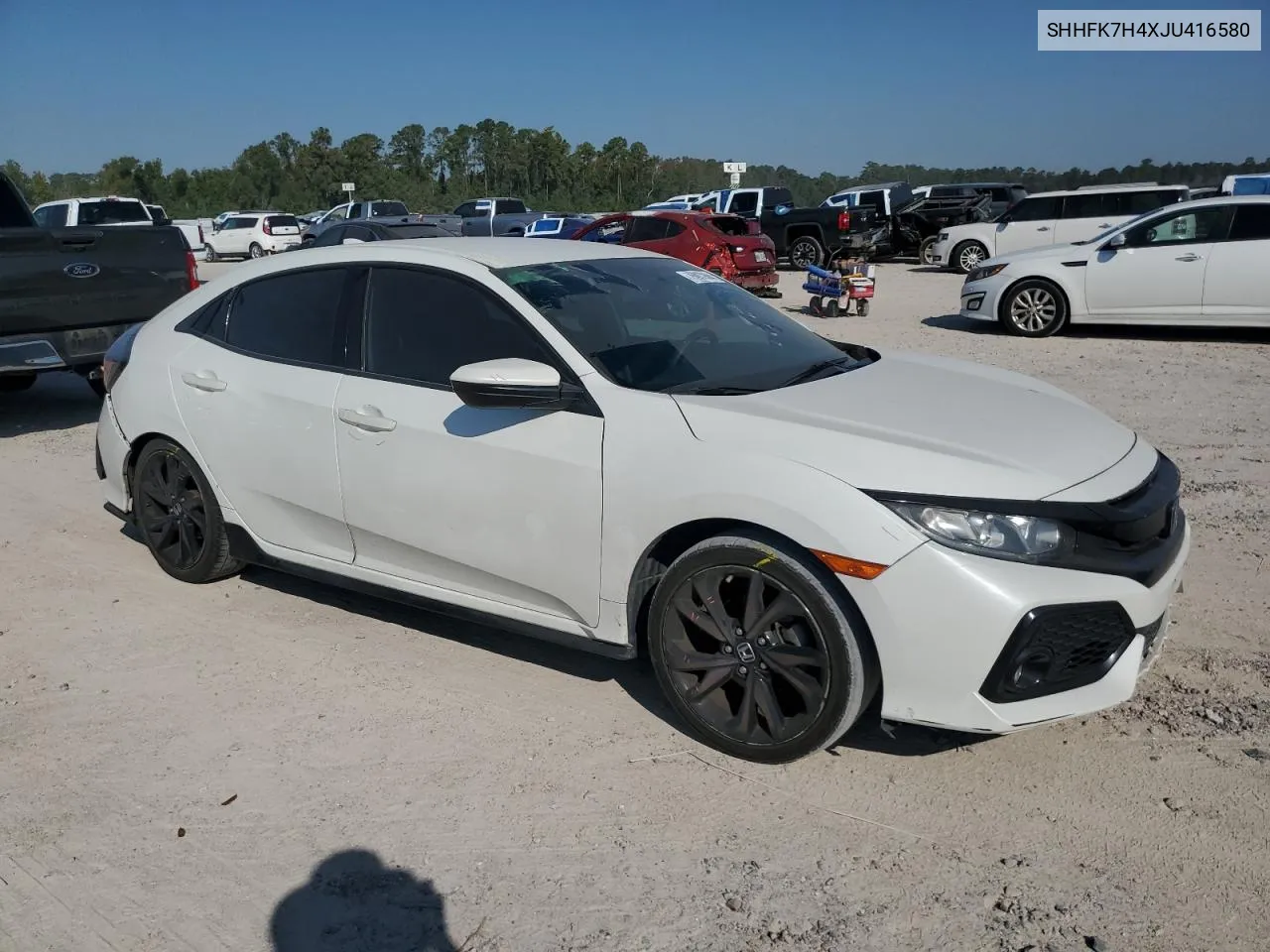 2018 Honda Civic Sport VIN: SHHFK7H4XJU416580 Lot: 75937364