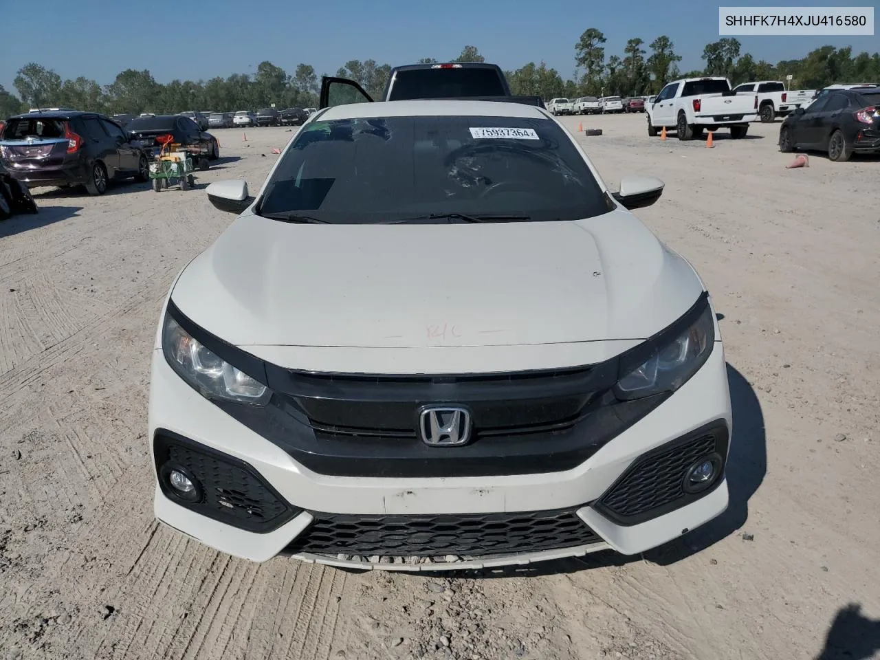 SHHFK7H4XJU416580 2018 Honda Civic Sport