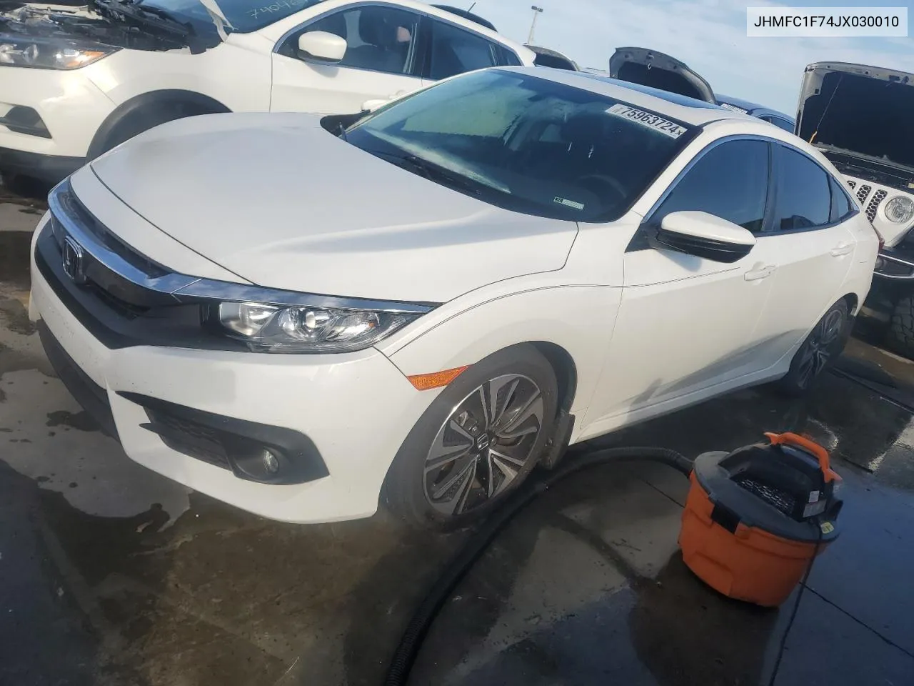 2018 Honda Civic Exl VIN: JHMFC1F74JX030010 Lot: 75963724