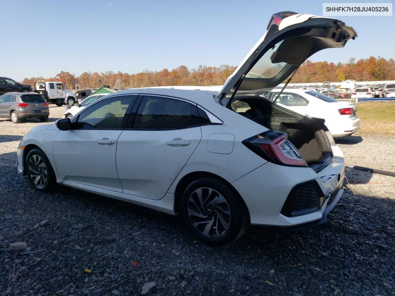 SHHFK7H28JU405236 2018 Honda Civic Lx