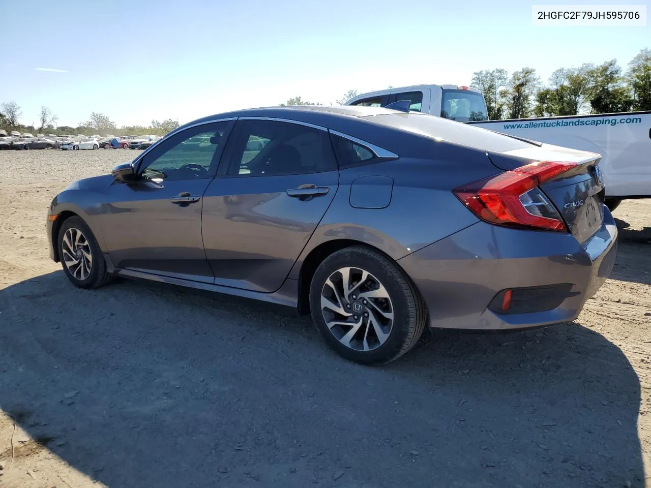 2018 Honda Civic Ex VIN: 2HGFC2F79JH595706 Lot: 75995734