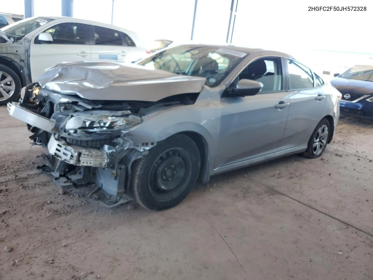 2HGFC2F50JH572328 2018 Honda Civic Lx