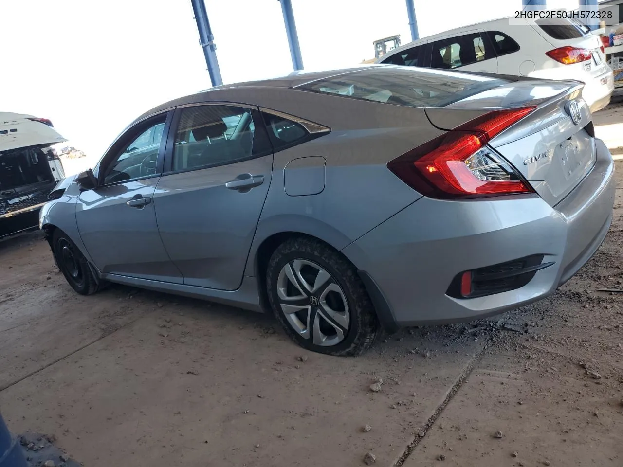 2HGFC2F50JH572328 2018 Honda Civic Lx