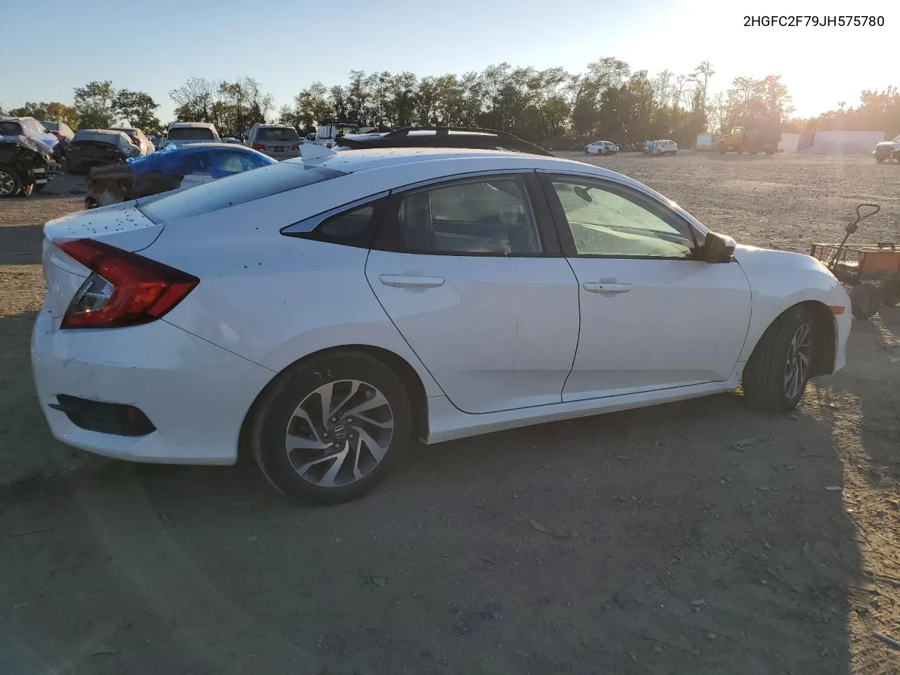 2018 Honda Civic Ex VIN: 2HGFC2F79JH575780 Lot: 76167274