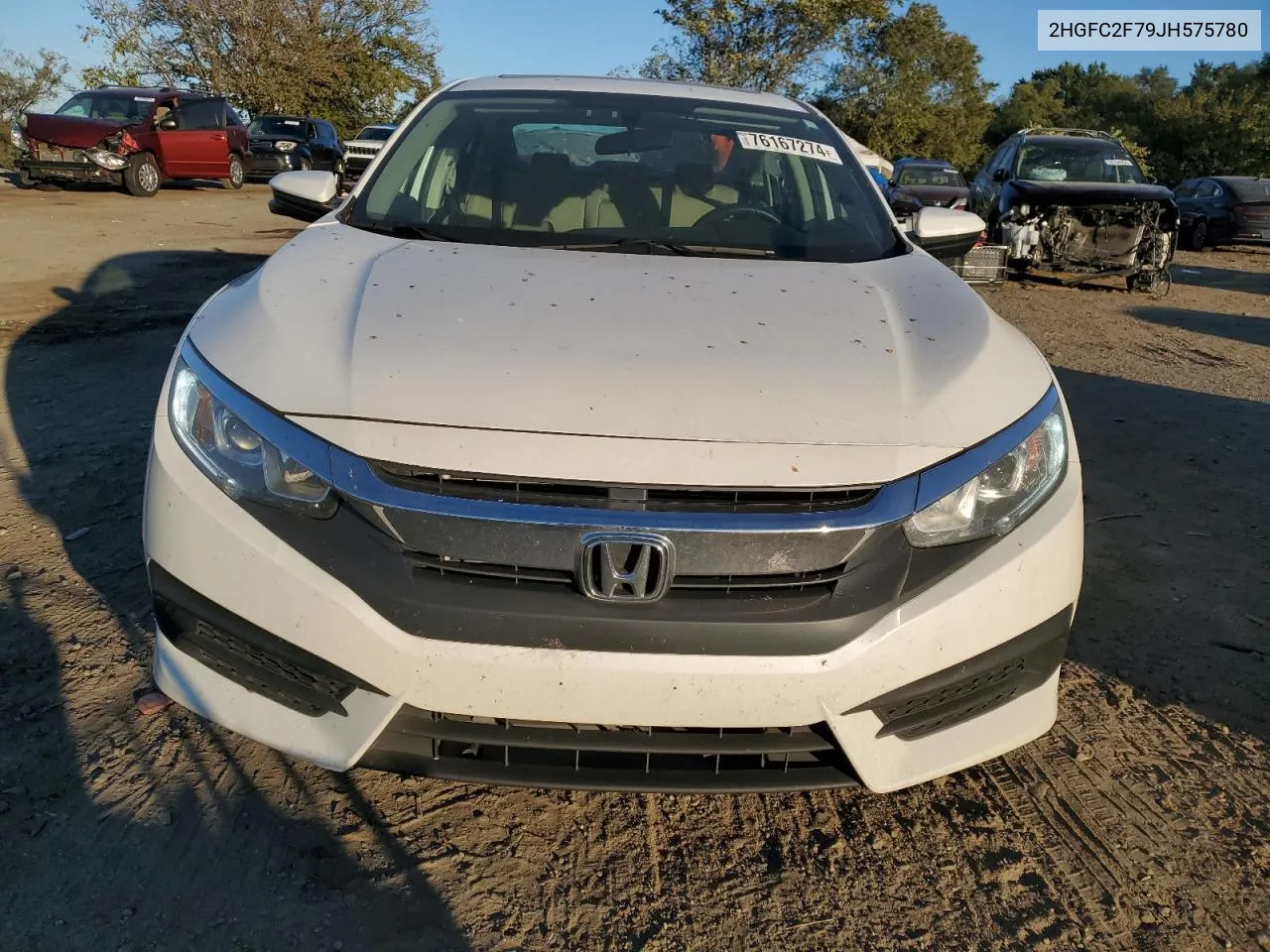 2HGFC2F79JH575780 2018 Honda Civic Ex