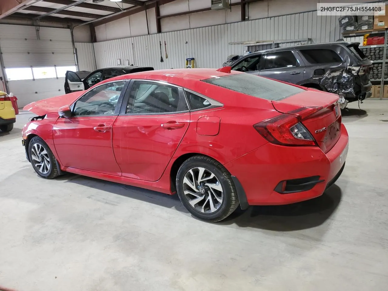 2HGFC2F75JH554408 2018 Honda Civic Ex