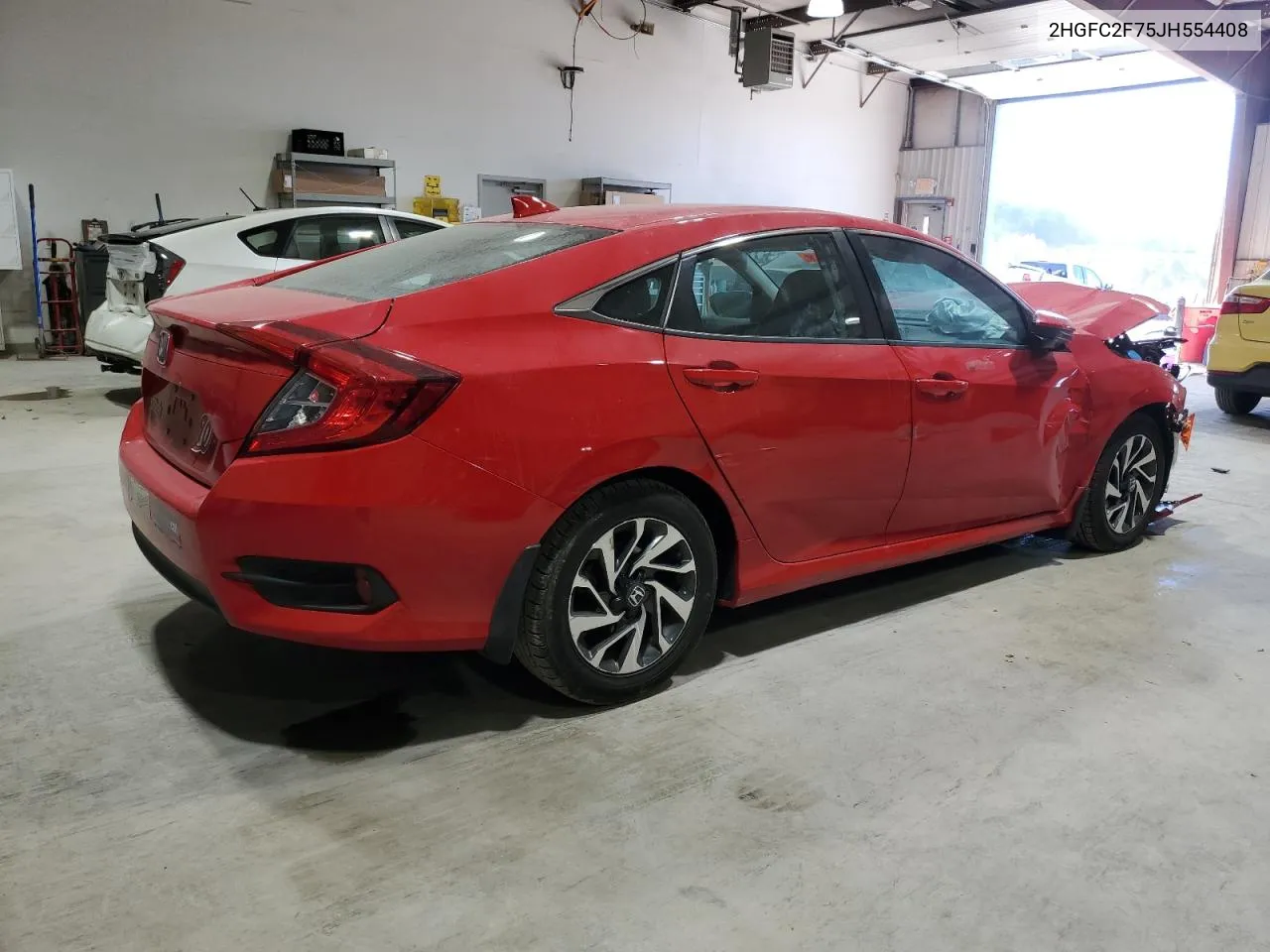 2HGFC2F75JH554408 2018 Honda Civic Ex