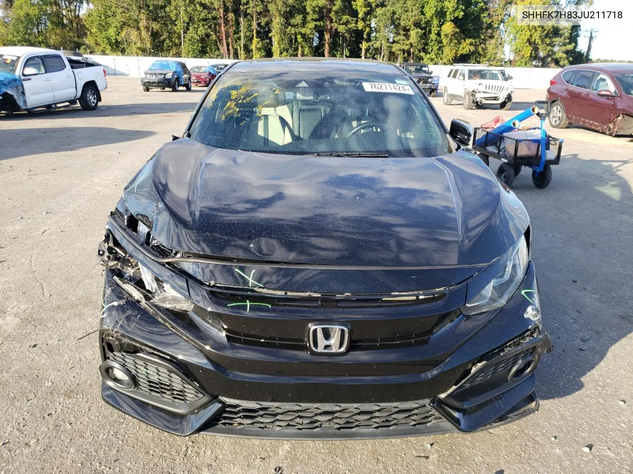 SHHFK7H83JU211718 2018 Honda Civic Exl