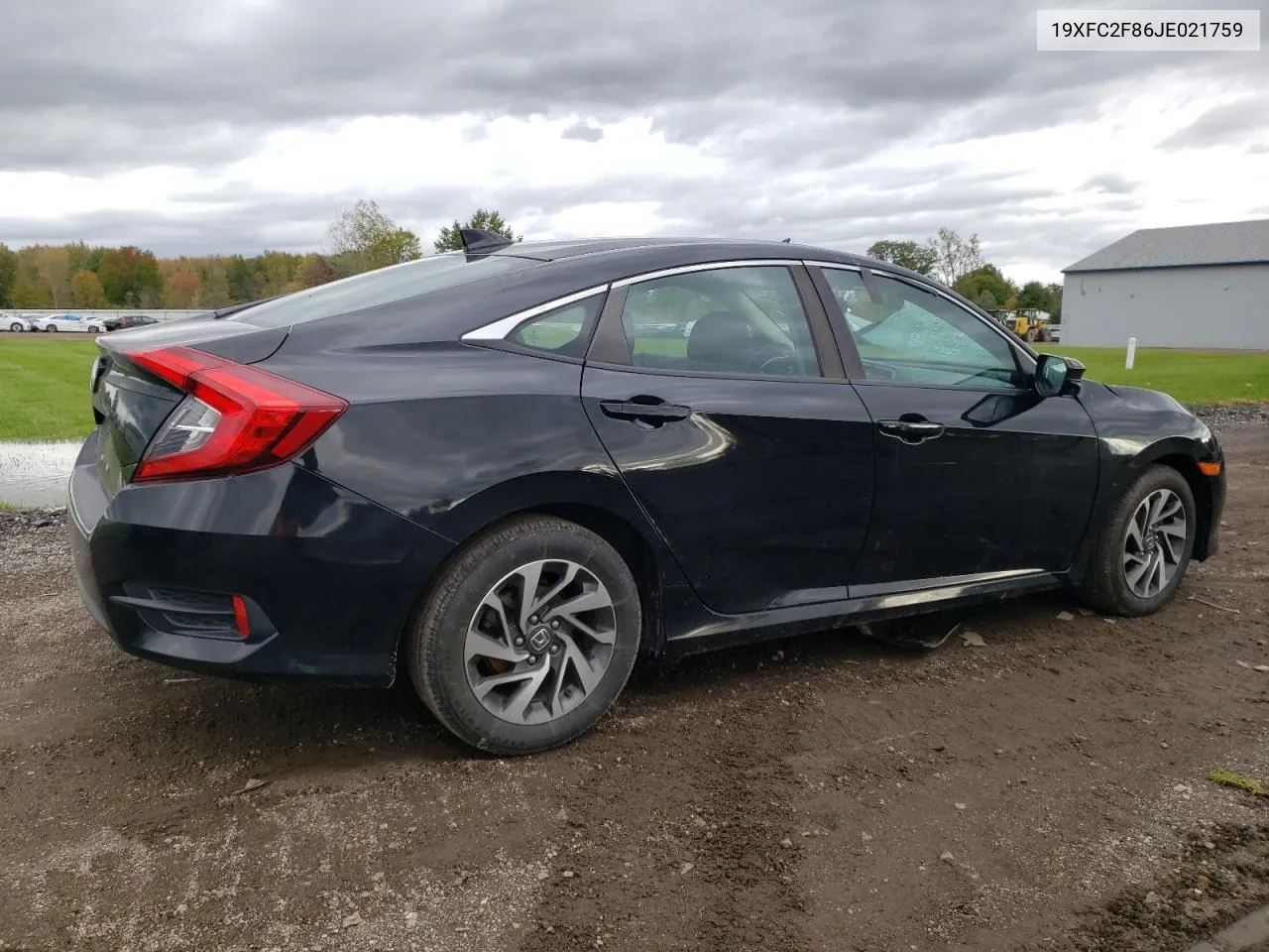 2018 Honda Civic Ex VIN: 19XFC2F86JE021759 Lot: 76359324