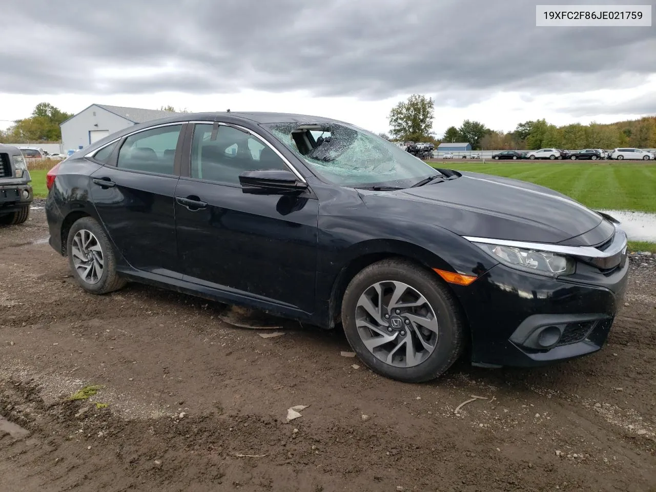 2018 Honda Civic Ex VIN: 19XFC2F86JE021759 Lot: 76359324