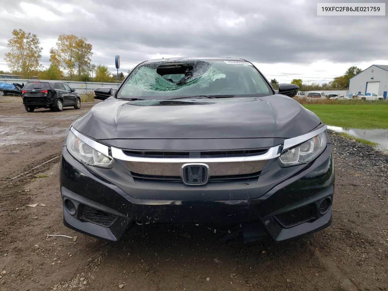 2018 Honda Civic Ex VIN: 19XFC2F86JE021759 Lot: 76359324