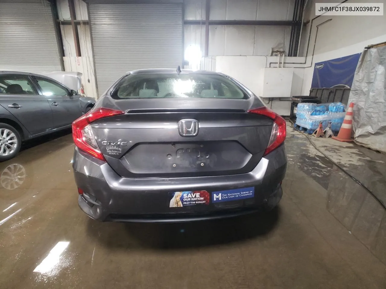 2018 Honda Civic Ex VIN: JHMFC1F38JX039872 Lot: 76386014