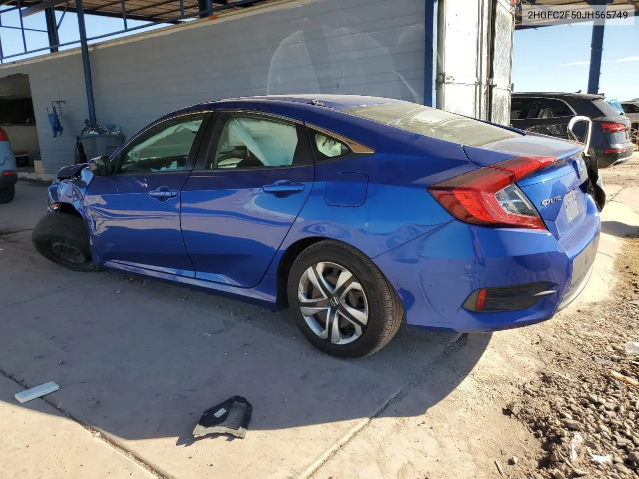 2018 Honda Civic Lx VIN: 2HGFC2F50JH565749 Lot: 76576384