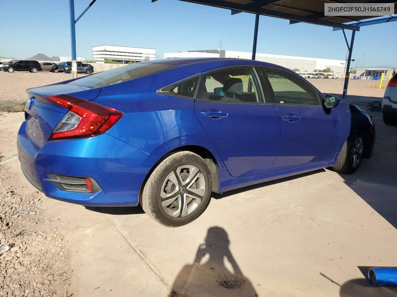 2HGFC2F50JH565749 2018 Honda Civic Lx