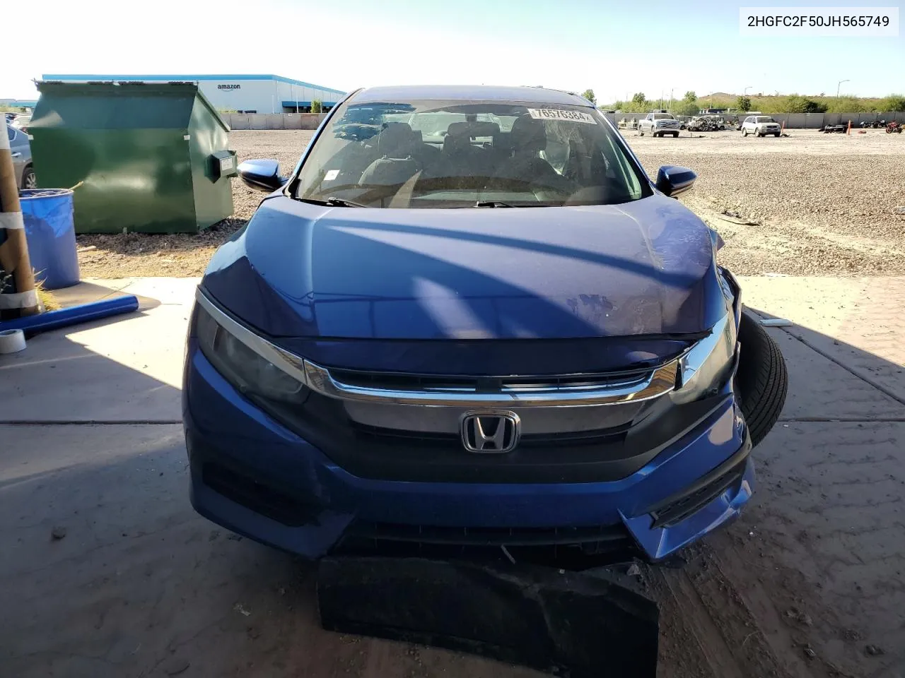 2018 Honda Civic Lx VIN: 2HGFC2F50JH565749 Lot: 76576384