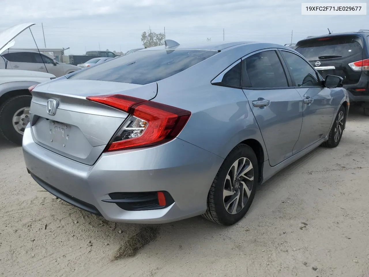 2018 Honda Civic Ex VIN: 19XFC2F71JE029677 Lot: 76599544