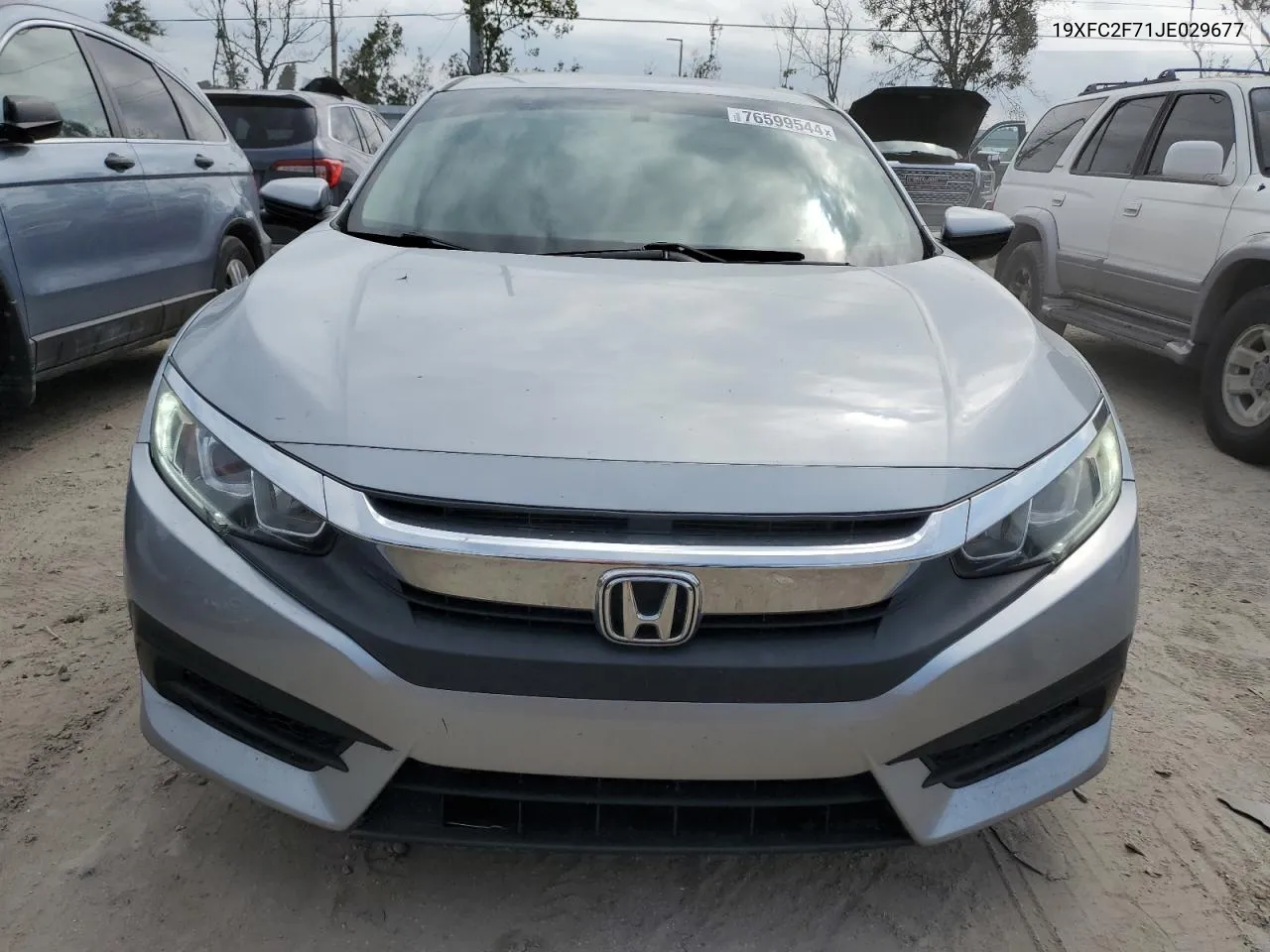 2018 Honda Civic Ex VIN: 19XFC2F71JE029677 Lot: 76599544