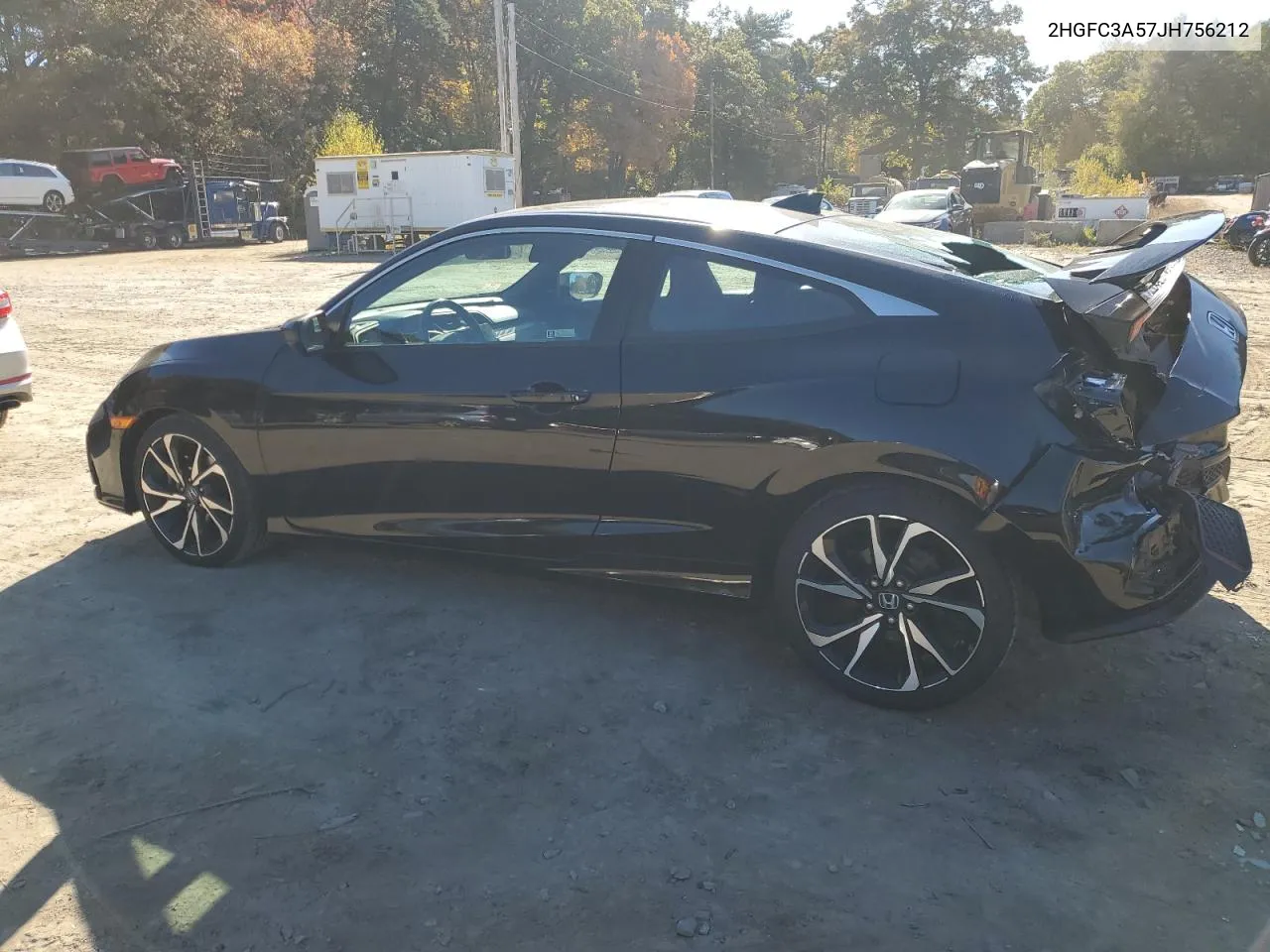 2018 Honda Civic Si VIN: 2HGFC3A57JH756212 Lot: 76601194