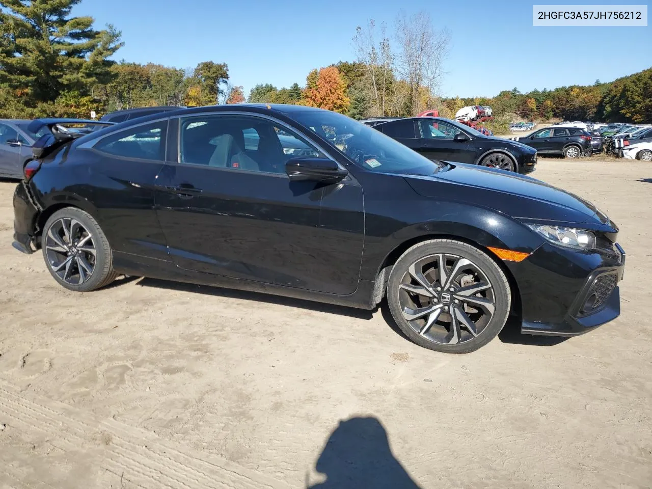 2018 Honda Civic Si VIN: 2HGFC3A57JH756212 Lot: 76601194