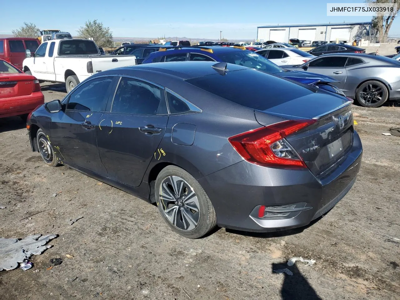 2018 Honda Civic Exl VIN: JHMFC1F75JX033918 Lot: 76612554