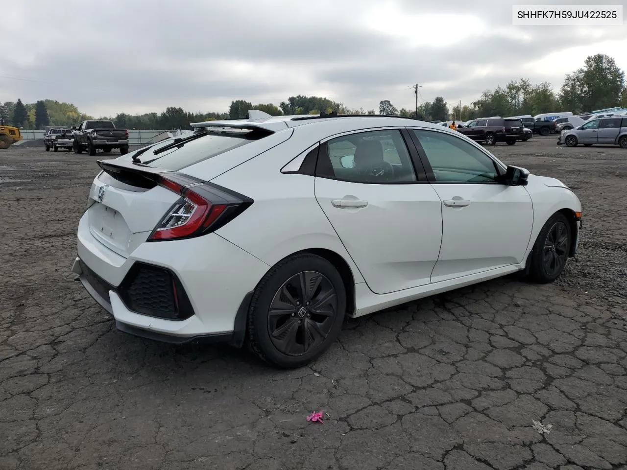 2018 Honda Civic Ex VIN: SHHFK7H59JU422525 Lot: 76617534